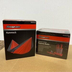 Snap-On Summer Fun Hammock and Popsicle Mold Bundle NIB